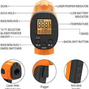 ThermoPro TP30 Digital Infrared Thermometer Gun